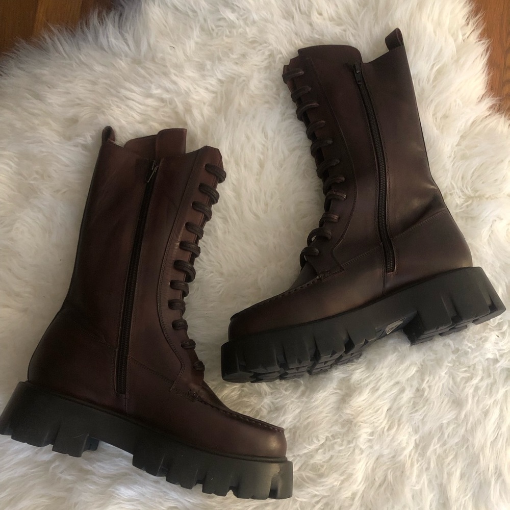 Brown Leather Women's Boots